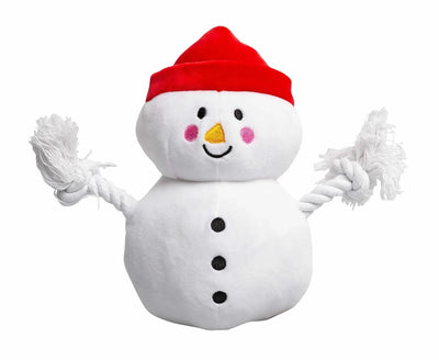 Pearhead Snowman Plush Dog Toy - Pets Perfect
