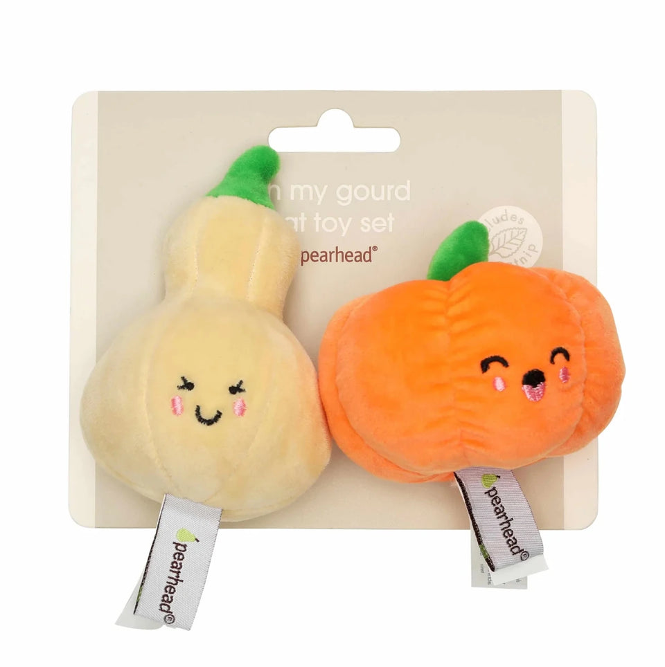 Pearhead Oh My Gourd Cat Toy Set - Pets Perfect