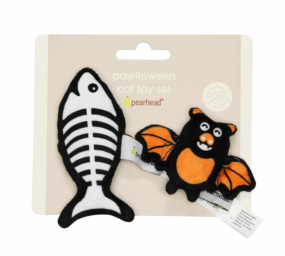 Pearhead Pawloween Cat Toy Set - Pets Perfect