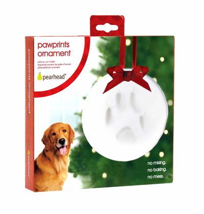 Pearhead Pawprints Ornament - Pets Perfect