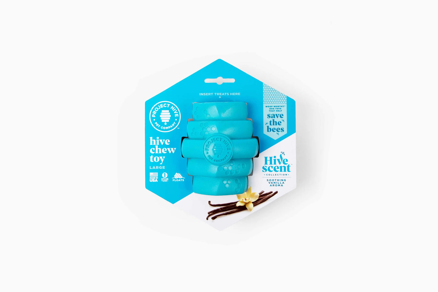 Project Hive Soothing Vanilla Scent Hive Chew Toy