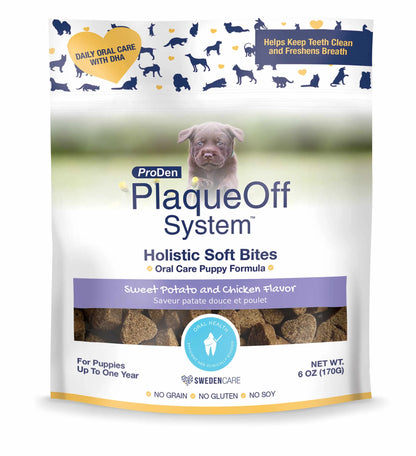 PlaqueOff Dental Soft Bites - Puppy Oral Care Formula