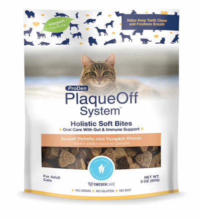 PlaqueOff Holistic Soft Bites CAT - Oral Care with Gut & Immune Support - Pets Perfect