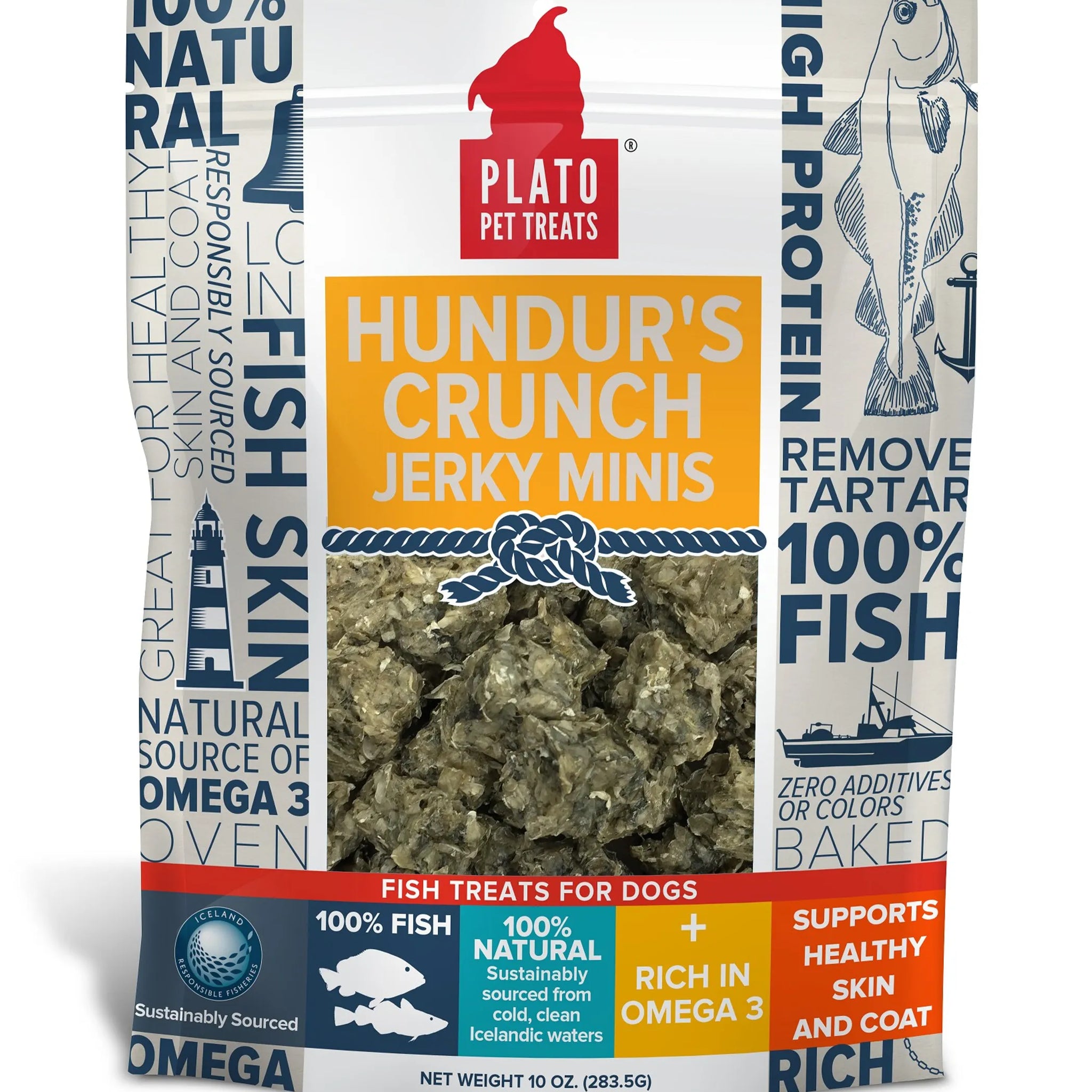 Plato Hundur's Crunch Jerky Minis