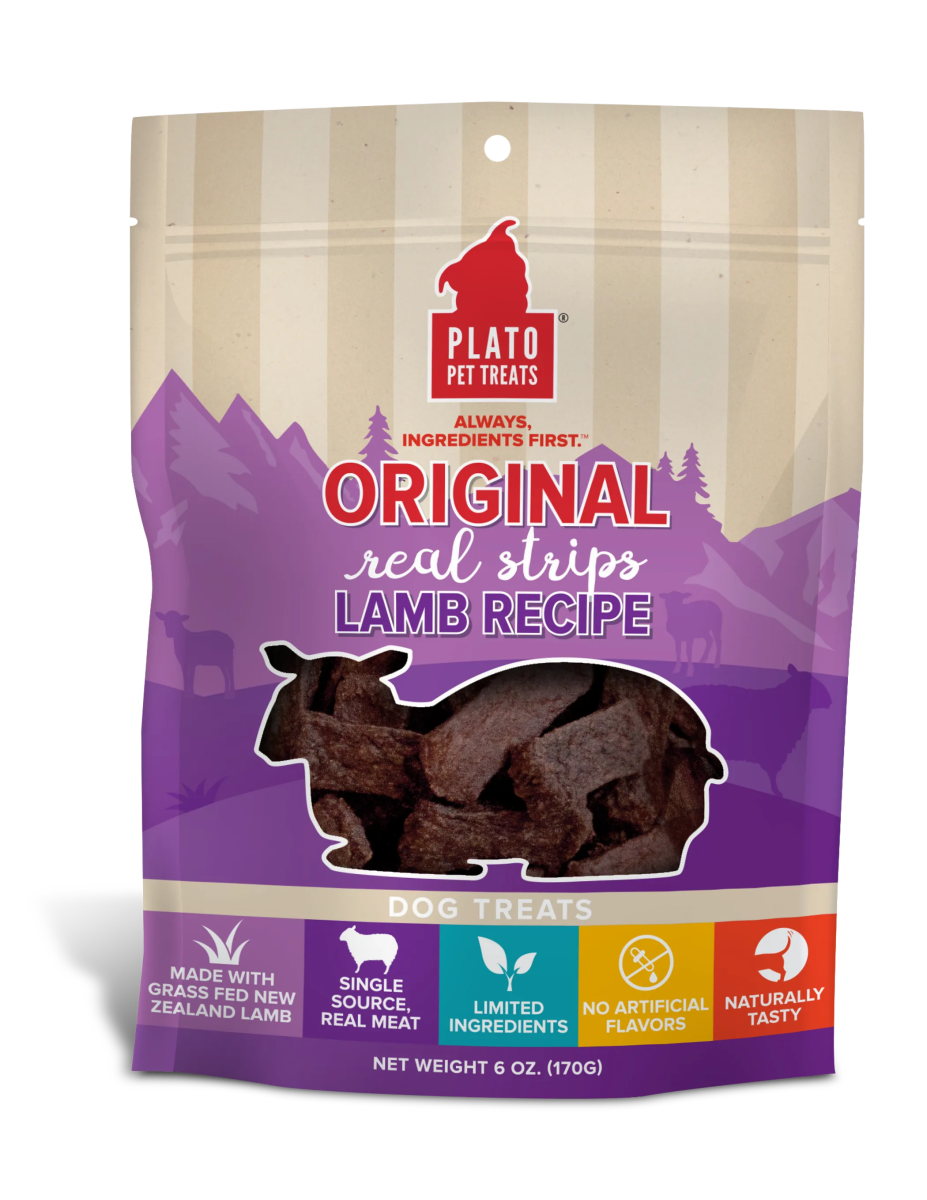 Lamb Dog Treats - Soft Air - Dried Real Meat Strips for Training & Sensitive Stomachs - Pets Perfect