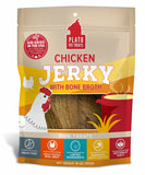 Premium Chicken Jerky Dog Treats with Bone Broth - Natural Freeze Dried Training Treats for Dogs - Pets Perfect