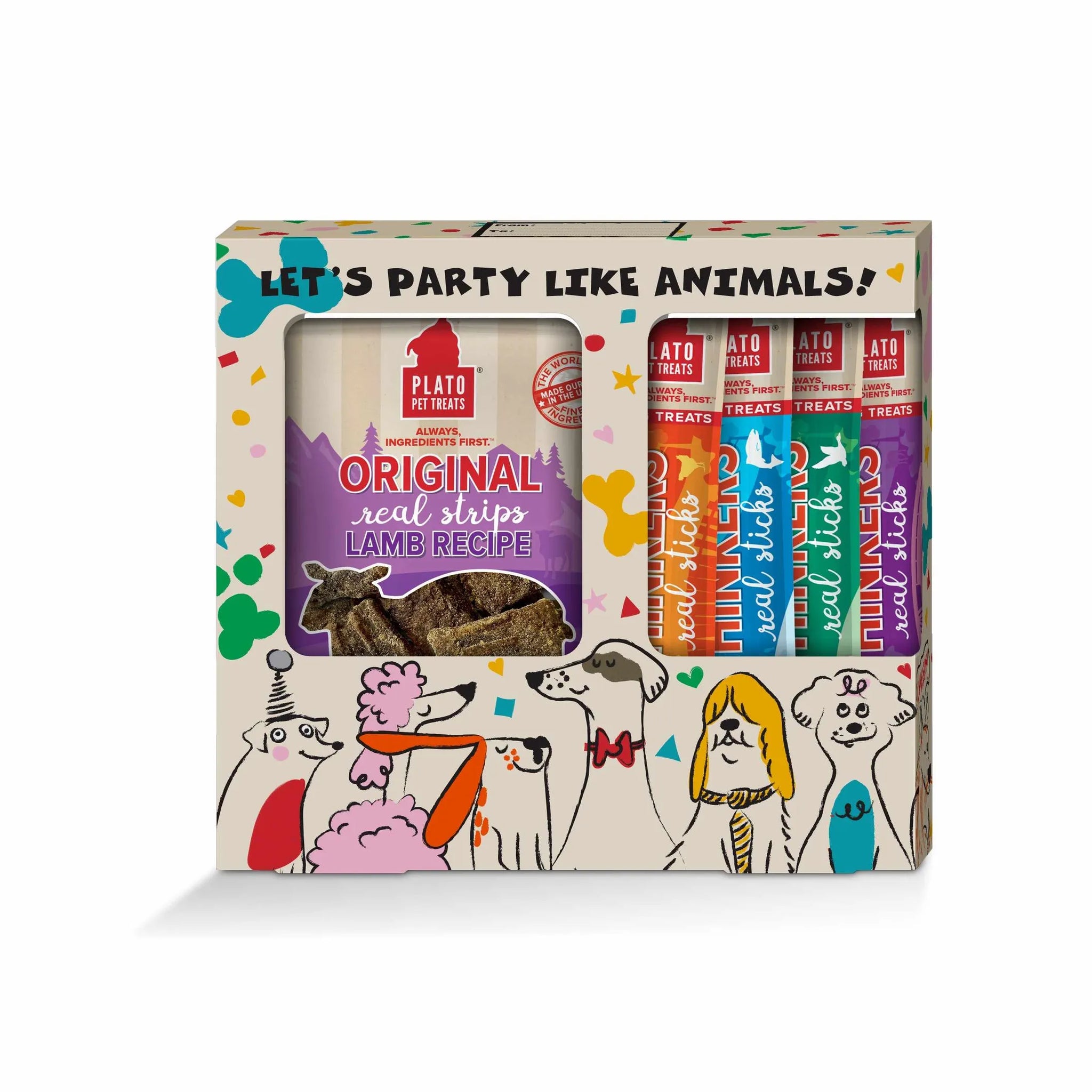 Plato Pet Treats Celebration Gift Box 5ct