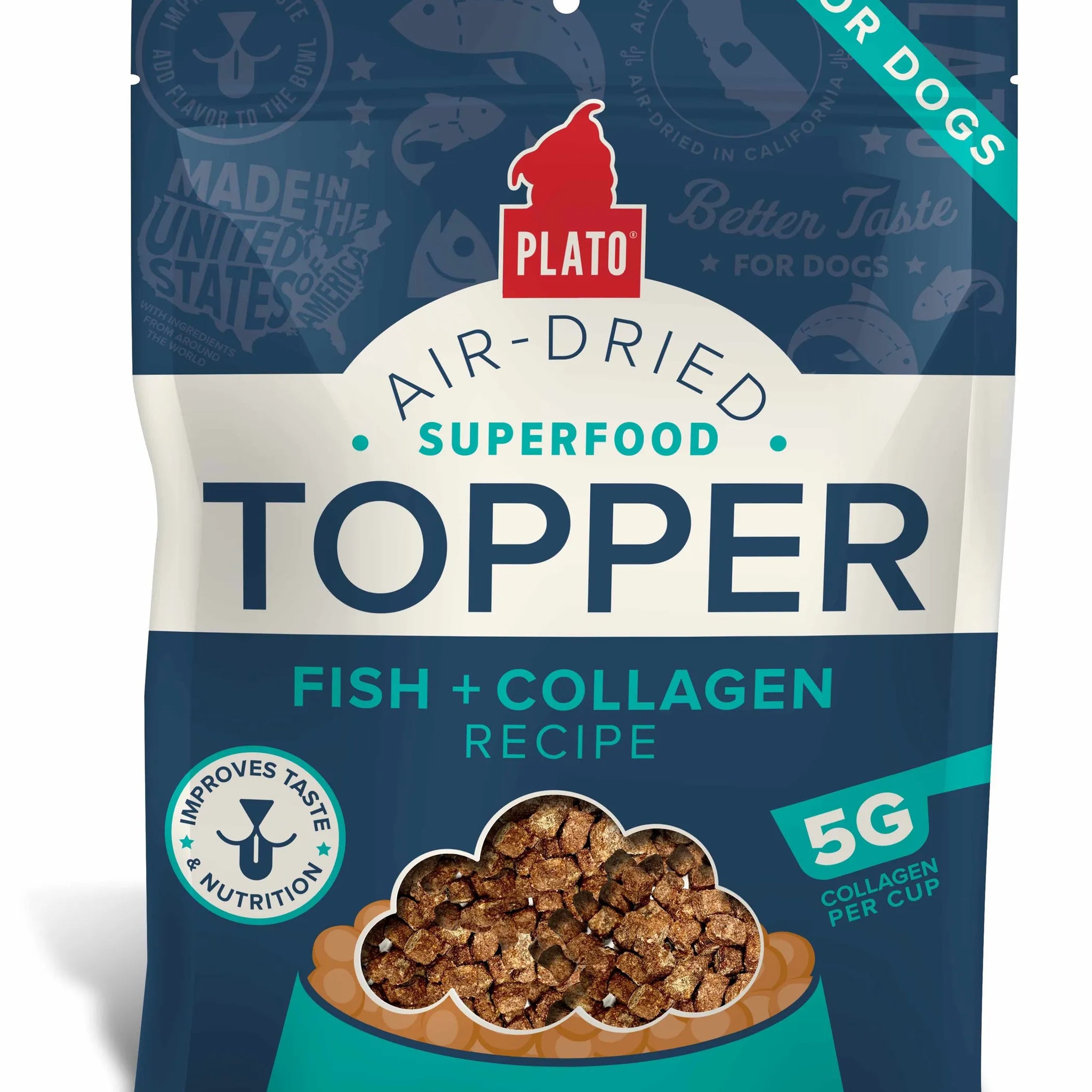 Plato Food Topper Fish & Collagen Recipe