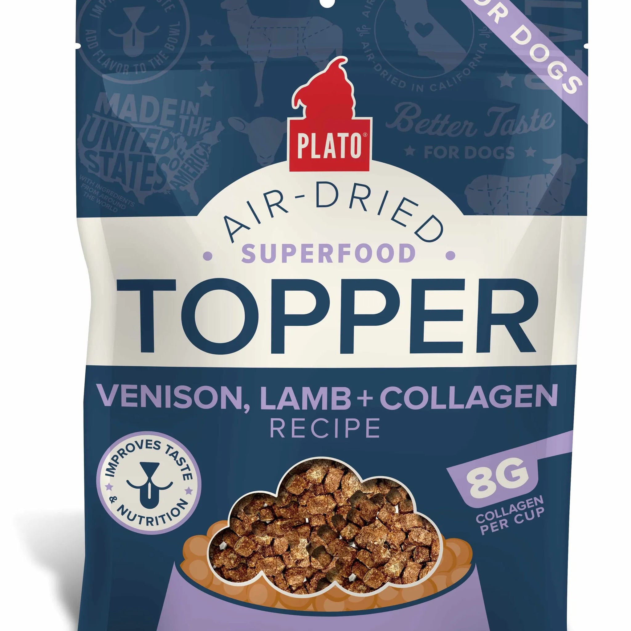 Plato Food Topper Venison, Lamb & Collagen Recipe