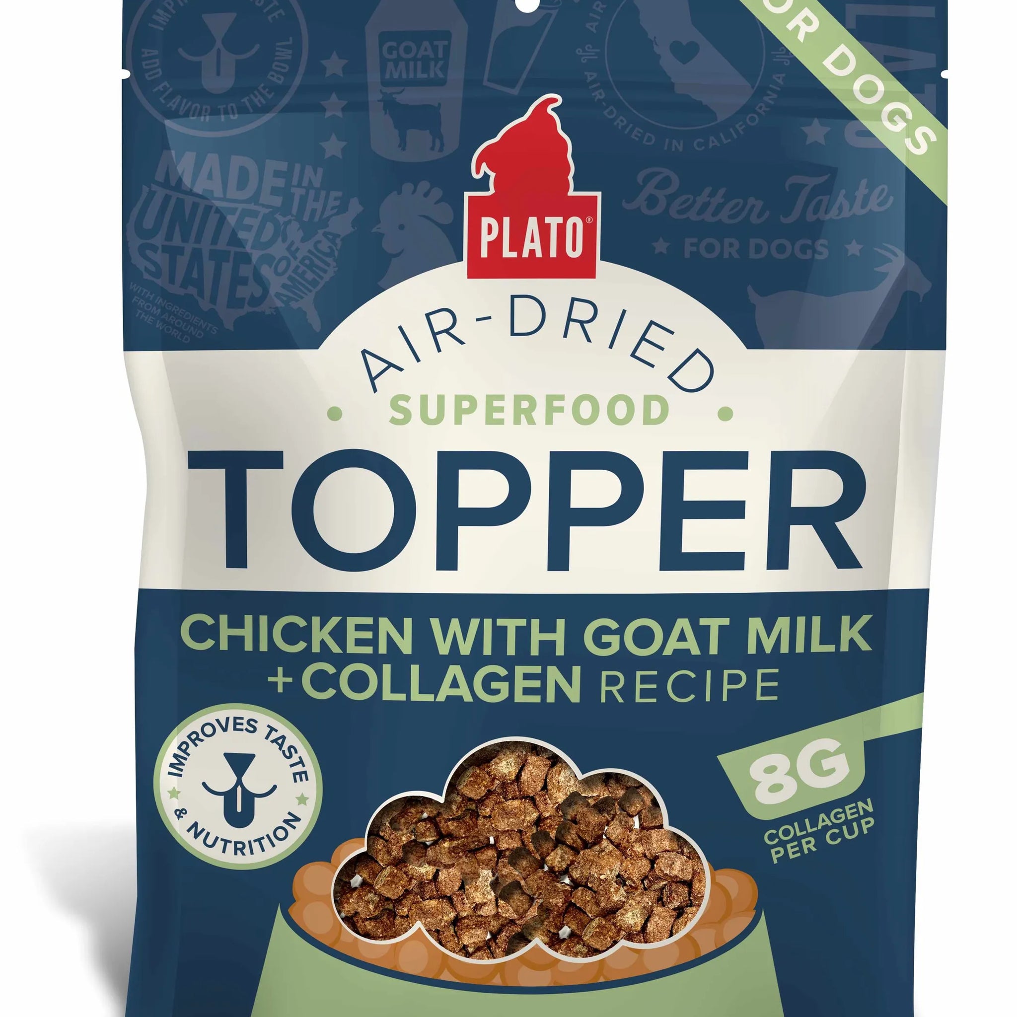 Plato Food Topper Chicken with Goat Milk & Collagen Recipe