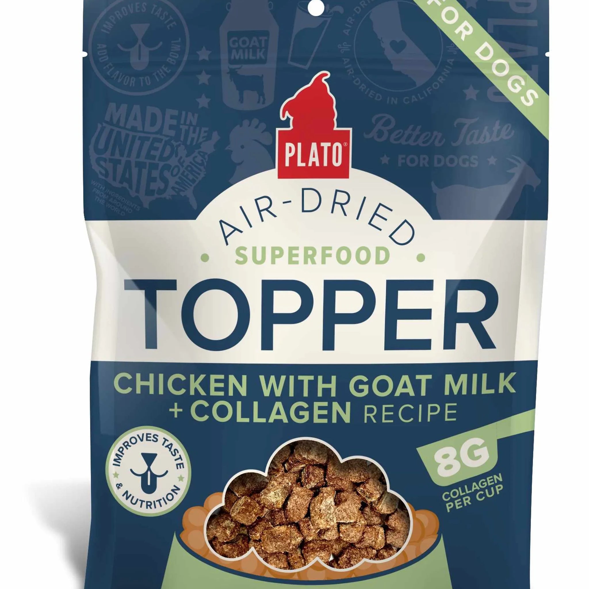 Plato Food Topper Chicken with Goat Milk & Collagen Recipe