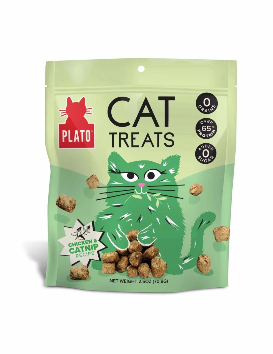 Plato Air-Dried Cat Treats Chicken Recipe 2.5 oz - Pets Perfect