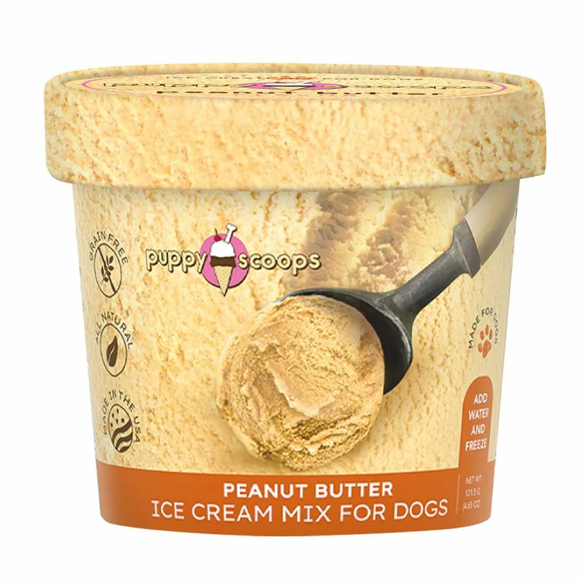 Puppy Cake Puppy Scoops Ice Cream Mix Peanut Butter Cup Small 2.32oz - Pets Perfect