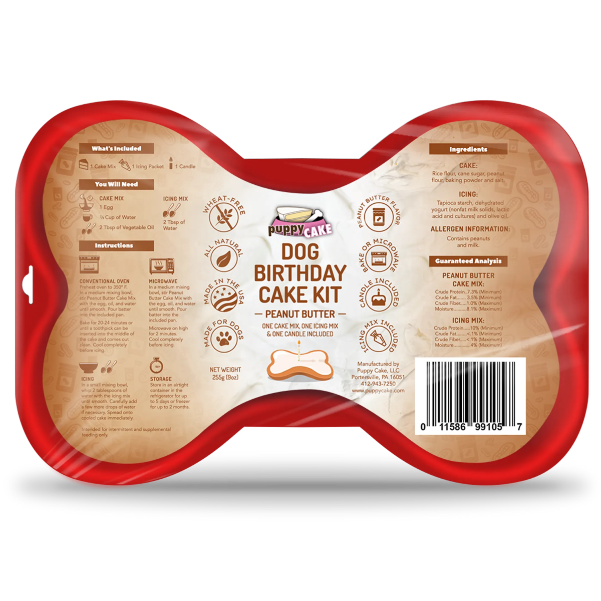 Puppy Cake Dog Birthday Cake Kit - Pets Perfect