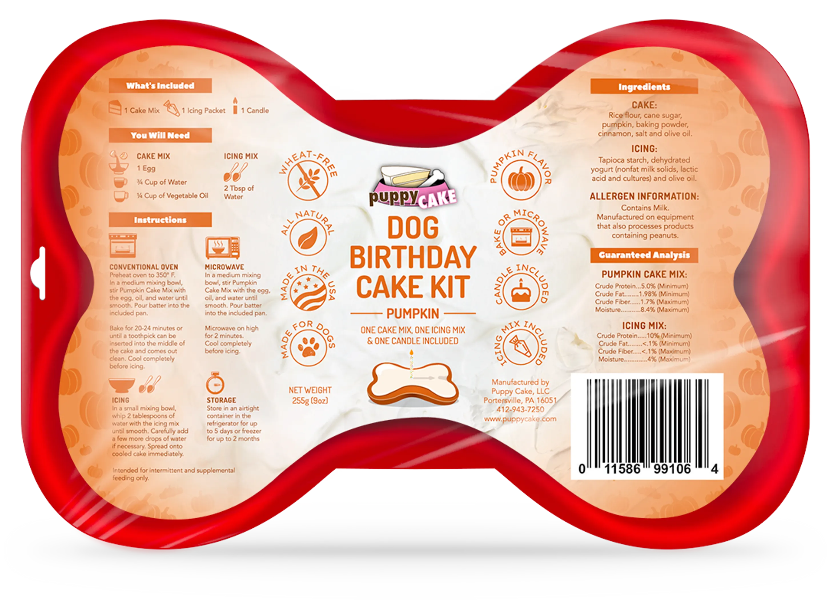 Puppy Cake Dog Birthday Cake Kit