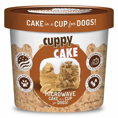 Puppy Cake Cuppy Cake Peanut Butter Flavor 4 oz - Pets Perfect