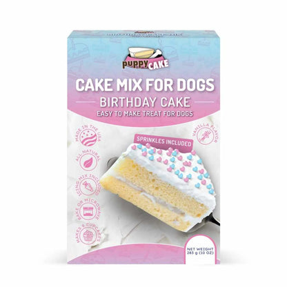Puppy Cake Mix Birthday Cake Flavored with Pupfetti Sprinkles 10oz - Pets Perfect