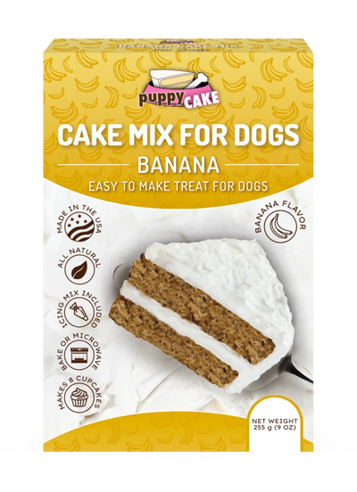Puppy Cake Mix Banana 9 oz - Pets Perfect