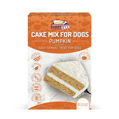 Puppy Cake Mix Pumpkin Cake 9oz - Pets Perfect