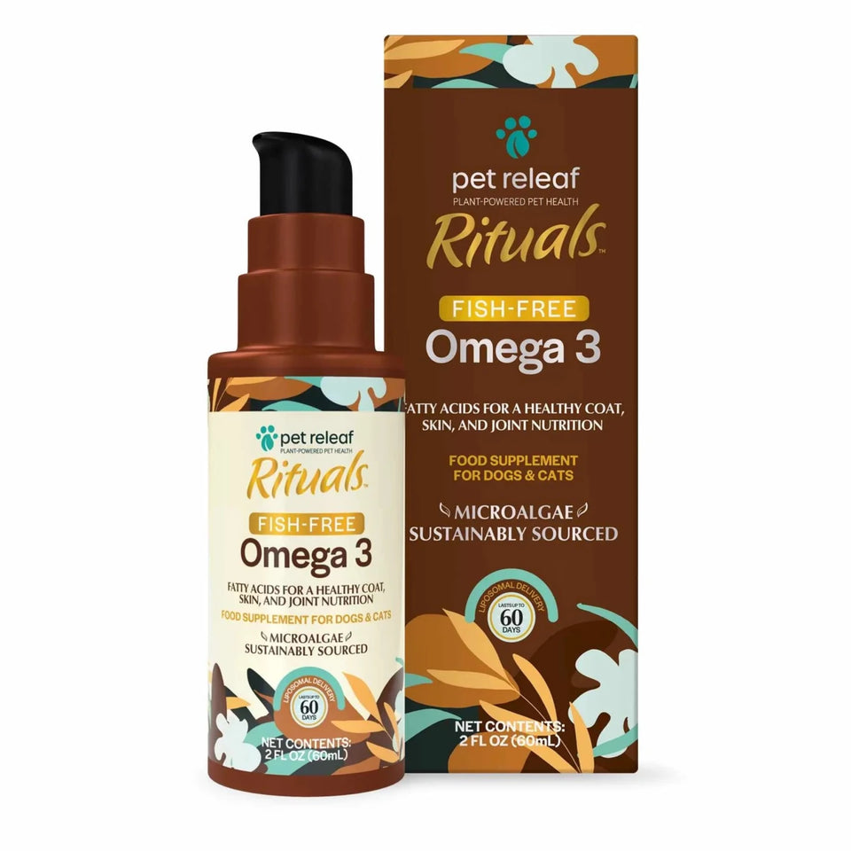 Pet Releaf Rituals Omega 3 Algae 2 oz pump - Pets Perfect