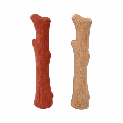 Petstages Dogwood Wood Alternative Dog Chew Toy Original/Mesquite Medium 2pc - Pets Perfect