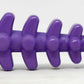 SodaPup Nylon Fish Bone Durable Chew Toy Purple 8"