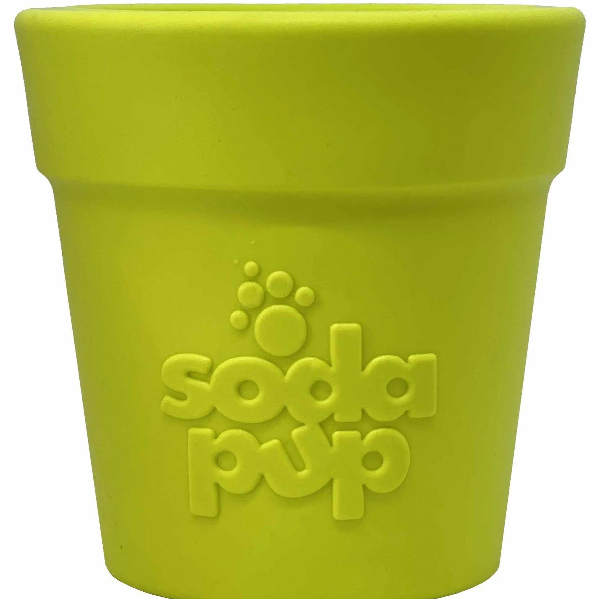 SodaPup Rubber  Flower Pot Durable Treat Dispenser Dog Toy