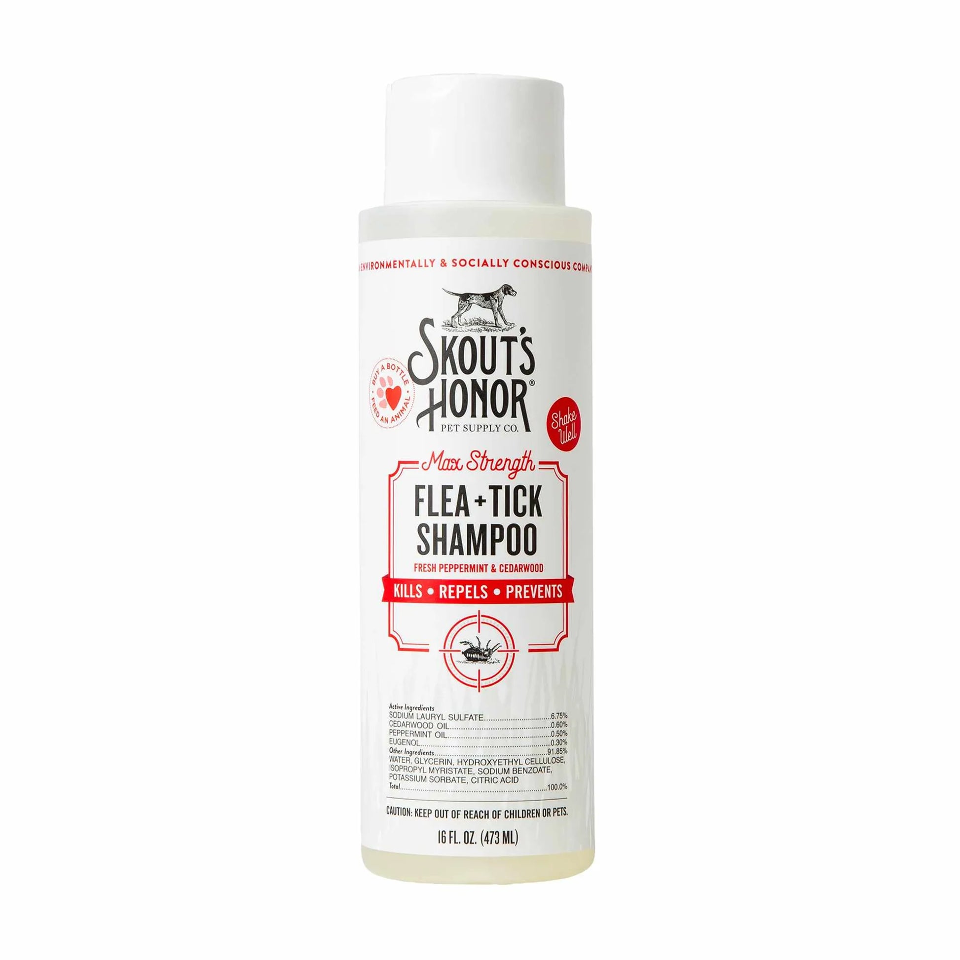 Skout's Honor Flea + Tick Shampoo 16oz - Pets Perfect