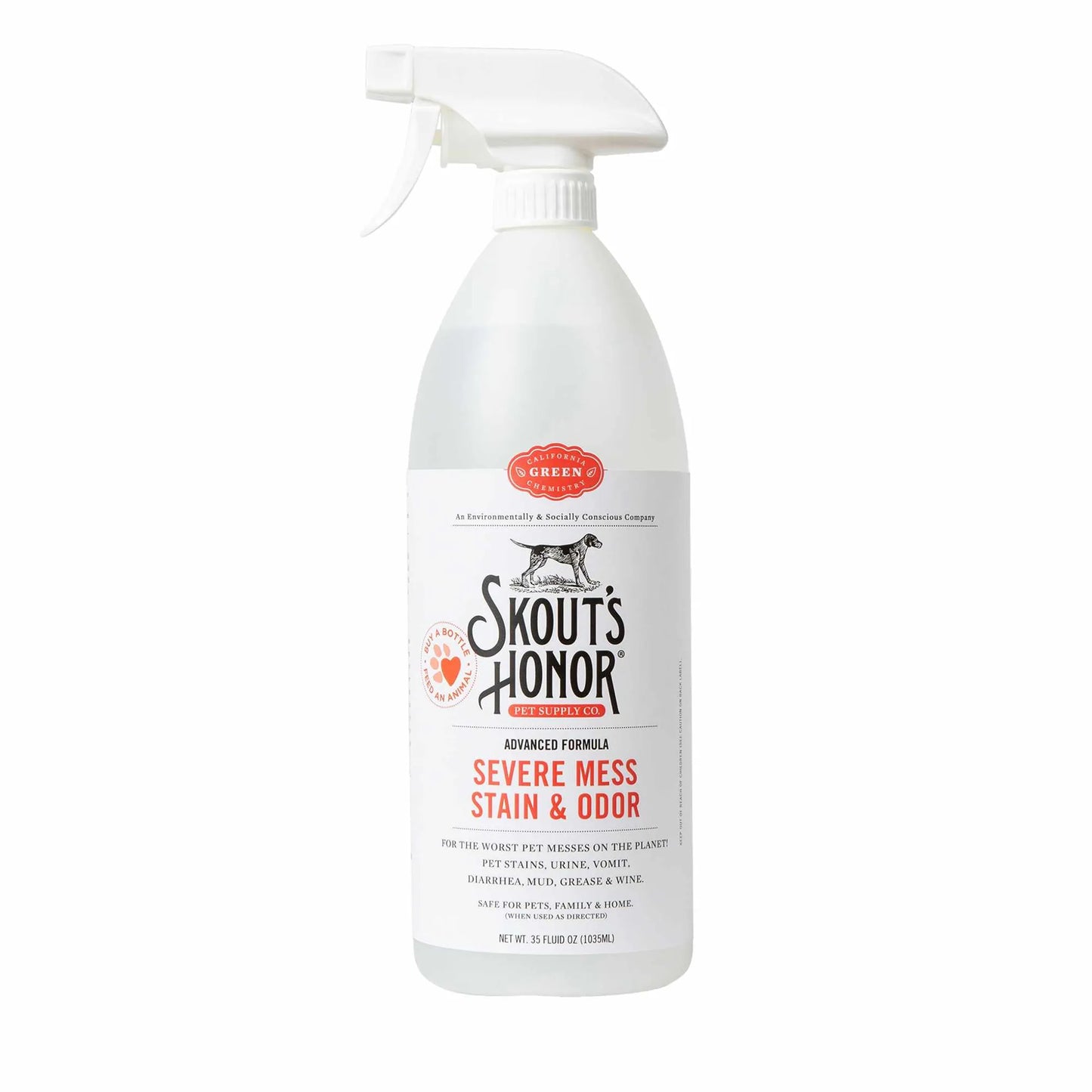 Skout's Honor Severe Mess Stain & Odor - Advanced Formula (Dog) 35oz - Pets Perfect