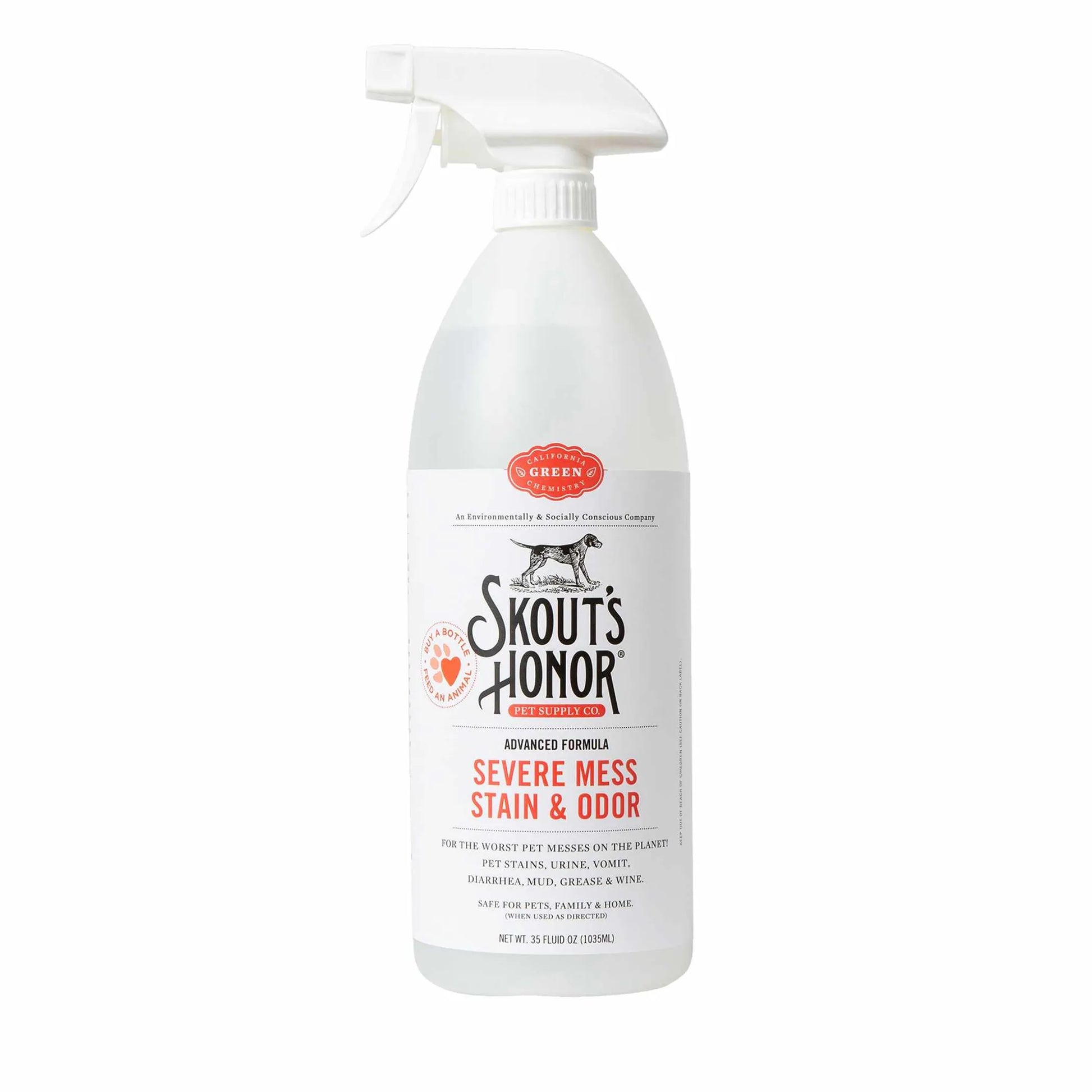 Skout's Honor Severe Mess Stain & Odor - Advanced Formula (Dog) 35oz - Pets Perfect