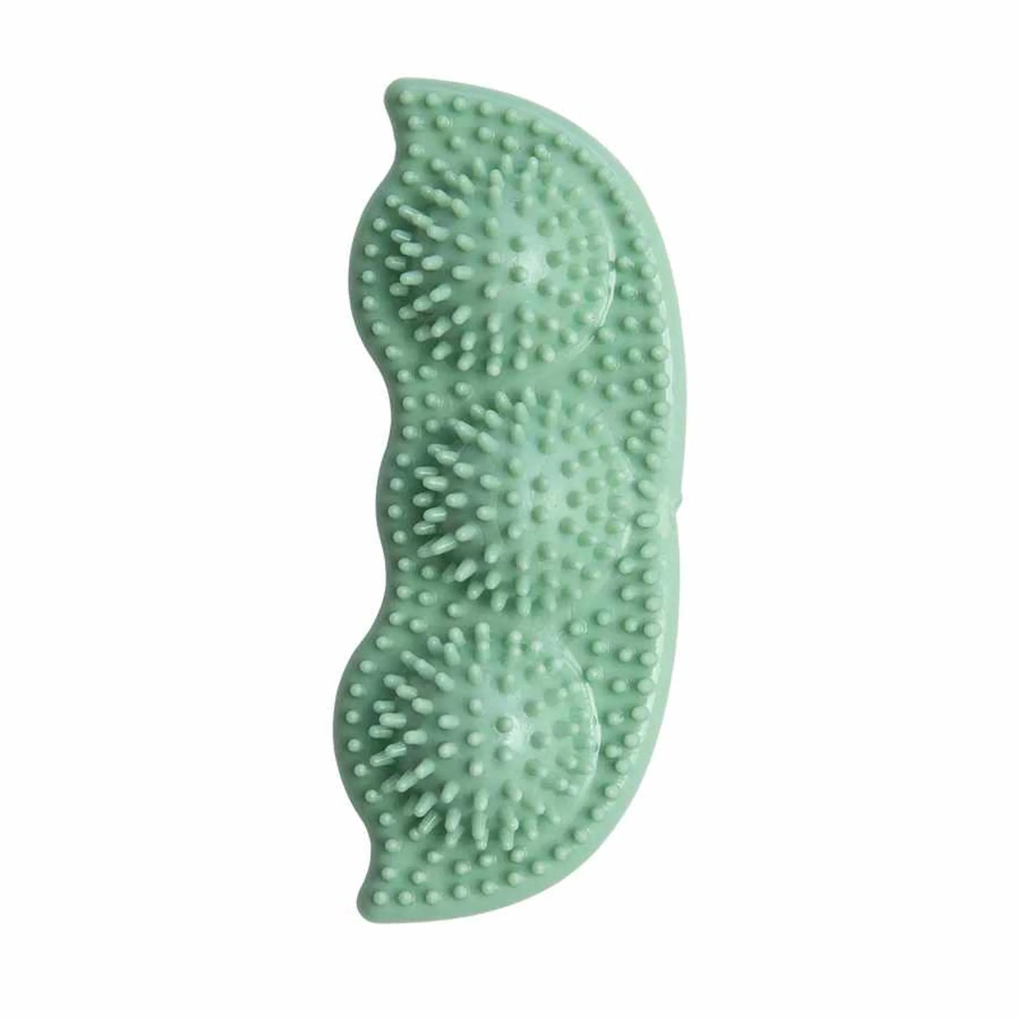 SnugArooz Pea Podz Eco - Friendly Dog Chew Toy - TPR Dental Toy for Small Dogs and Puppies - Pets Perfect