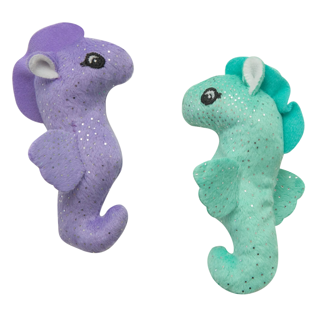 SnugArooz Kitty Seahorse w/ Catnip Cat Toy 4" 2pk - Pets Perfect
