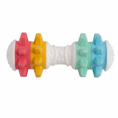 SnugArooz Shake It Off Dog Chew Toy Multicolored 5" - Pets Perfect
