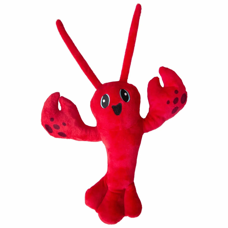 SnugArooz Luca the Lobster Plush Dog Toy 10" - Pets Perfect