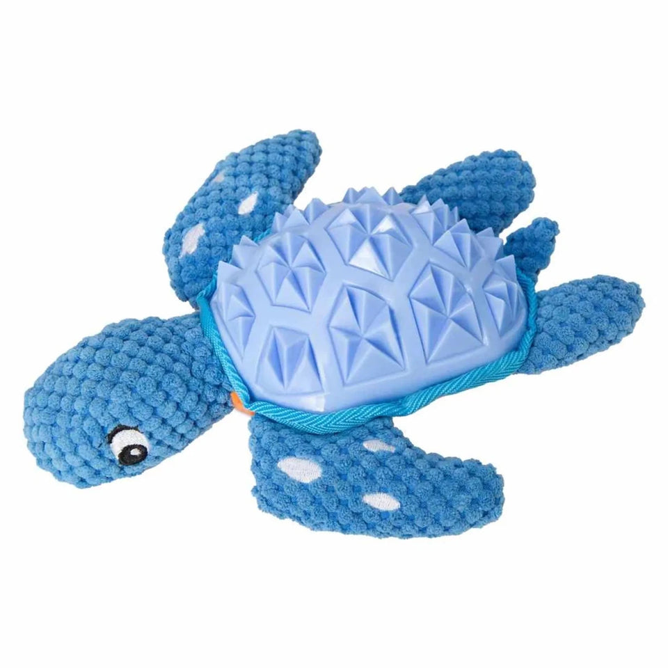 SnugArooz Titan the Turtle TPR Shell Dog Chew Toy 10" - Pets Perfect