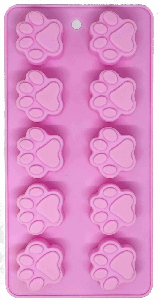 SodaPup Dogtastic Jelly Shots Silicone Mold Paw Shape 8.5 Inch