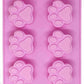 Dogtastic Jelly Shots Silicone Mold Paw Shape 8.5"