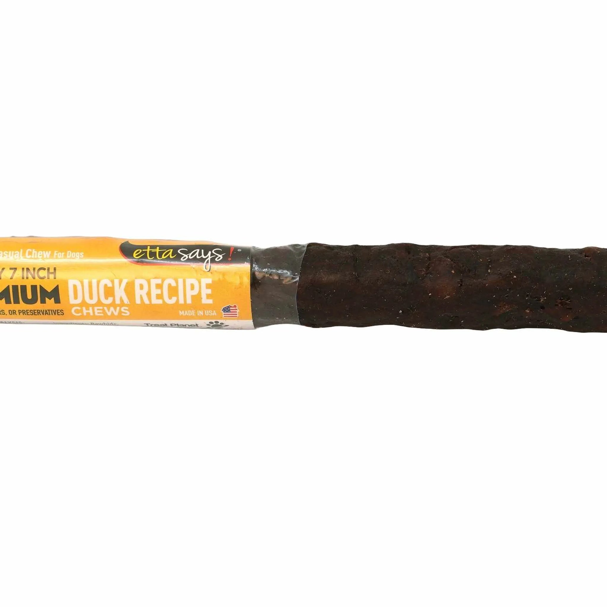 Etta Says! Crunchy Duck Dog Chews 7in