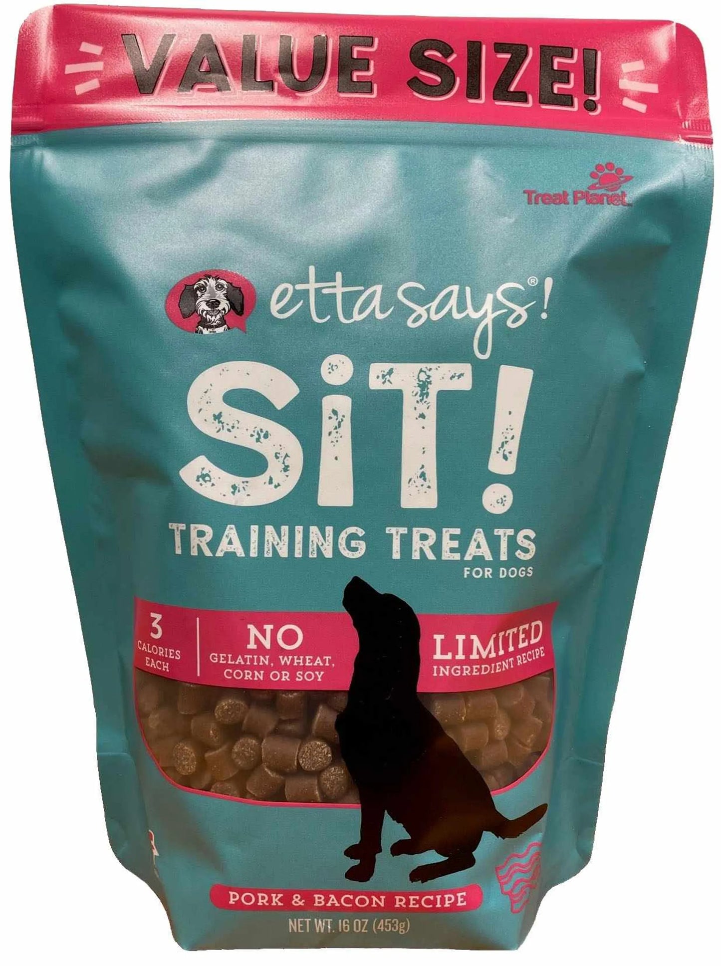 Bacon Flavored Dog Training Treats - Low Calorie Soft Chew Rewards for Dogs 16oz Value Bag