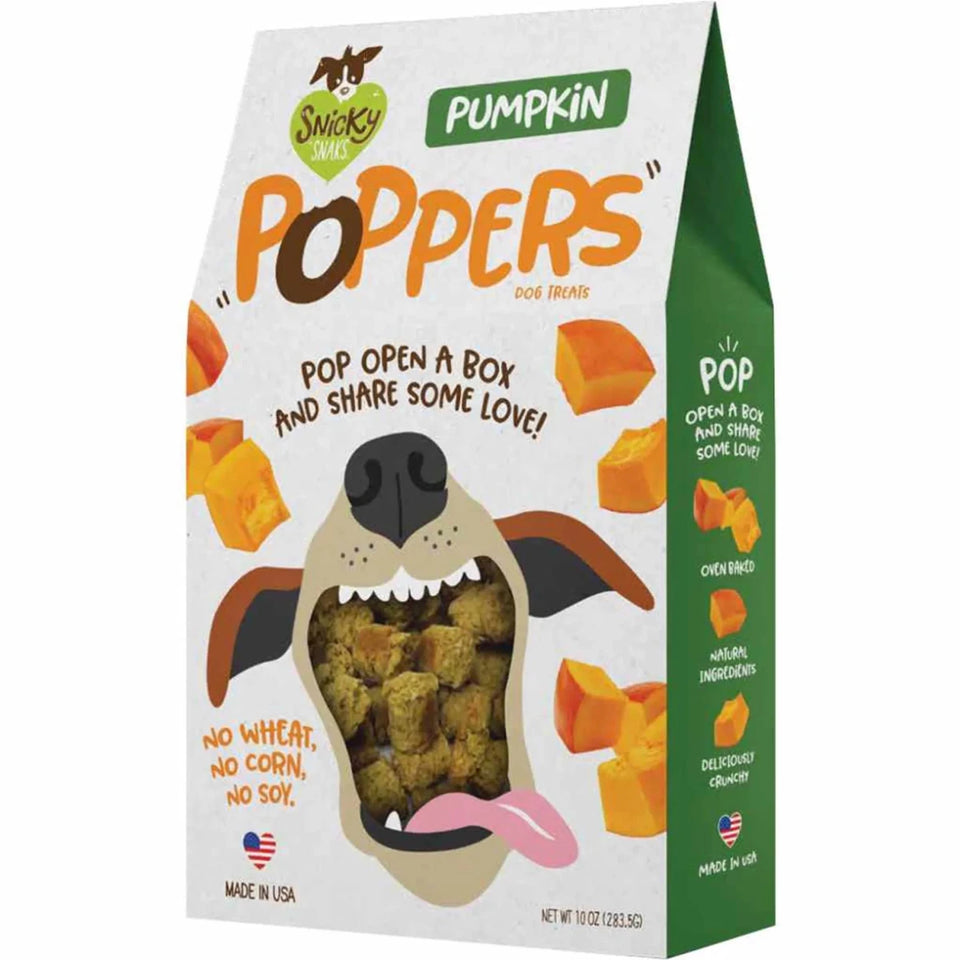 Snicky Snaks Pumpkin Poppers Dog Treat 10 oz - Pets Perfect