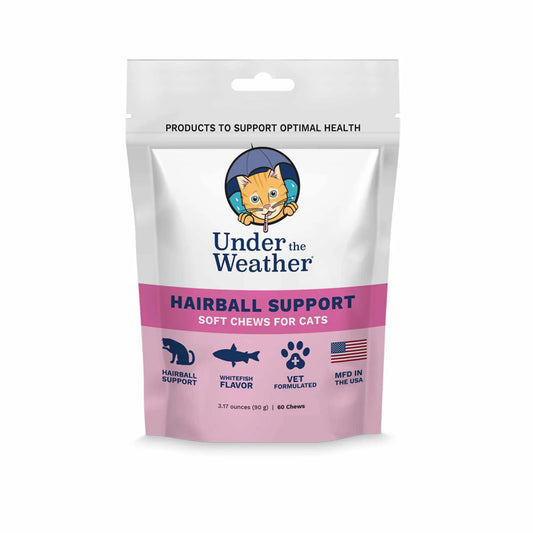 Under the Weather Cat Hairball Support Chews 60 ct. - Pets Perfect