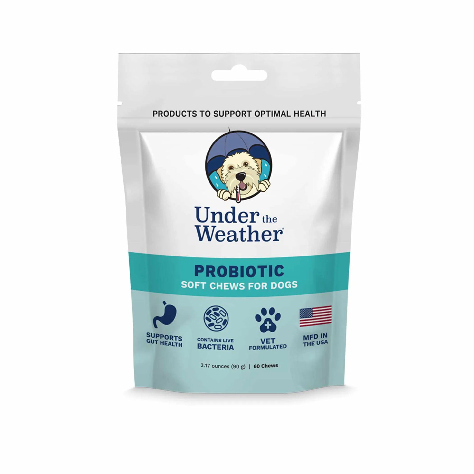 Under the Weather Probiotic Soft Chews for Dogs - Pets Perfect