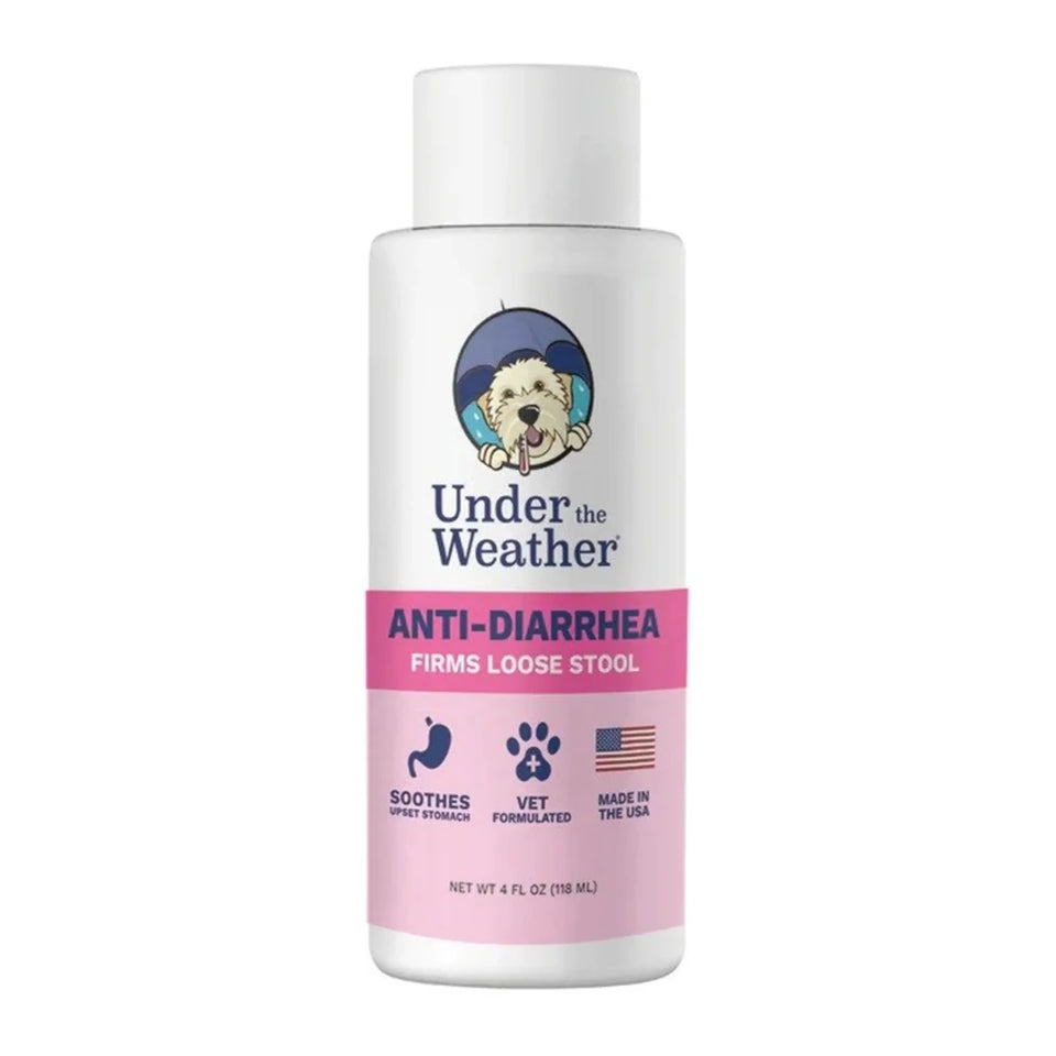 Under the Weather Anti-Diarrhea Liquid for Dogs 4 oz - Pets Perfect