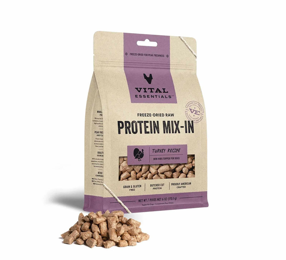 Vital Essentials FD Raw Turkey Protein Mix-in Meal Topper for Dogs, view 3
