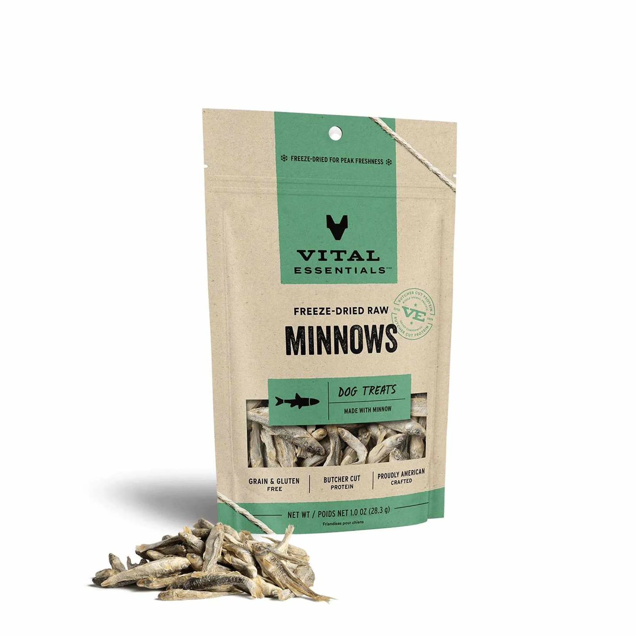 Vital Essentials(R) Freeze-Dried Minnows Dog Treats,
