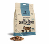 Vital Essentials(R) Freeze - Dried Raw Beef & Chicken Entree Cat Food Mini Nibs, - Pets Perfect
