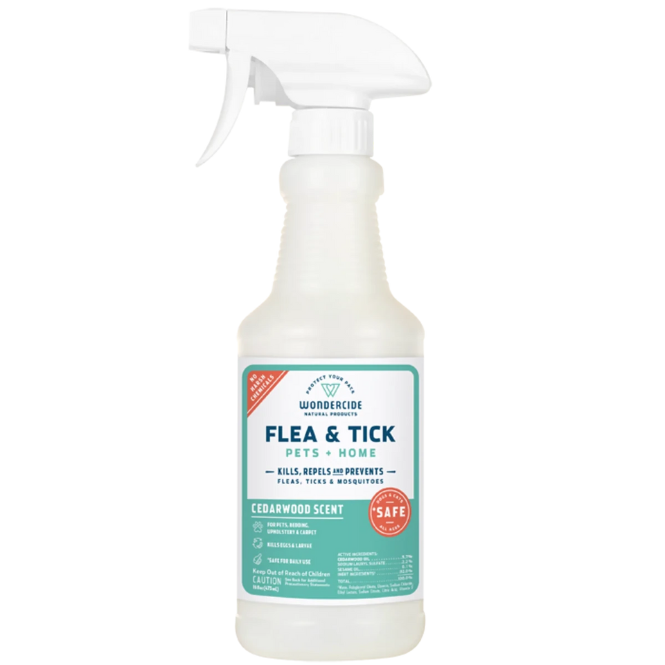 Wondercide - Flea, Tick & Mosquito Spray for Pets + Home - Pets Perfect