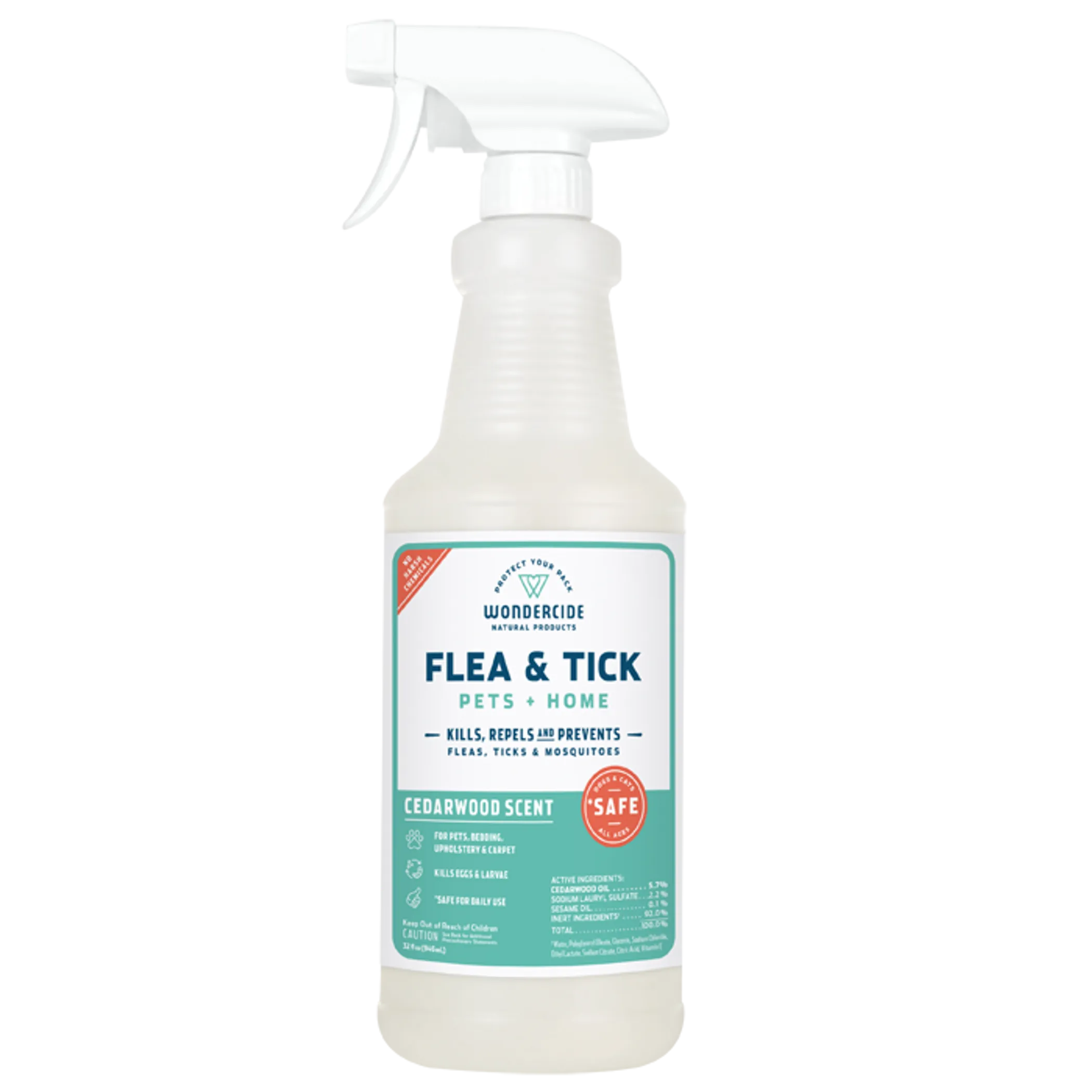 Wondercide - Flea, Tick & Mosquito Spray for Pets + Home -