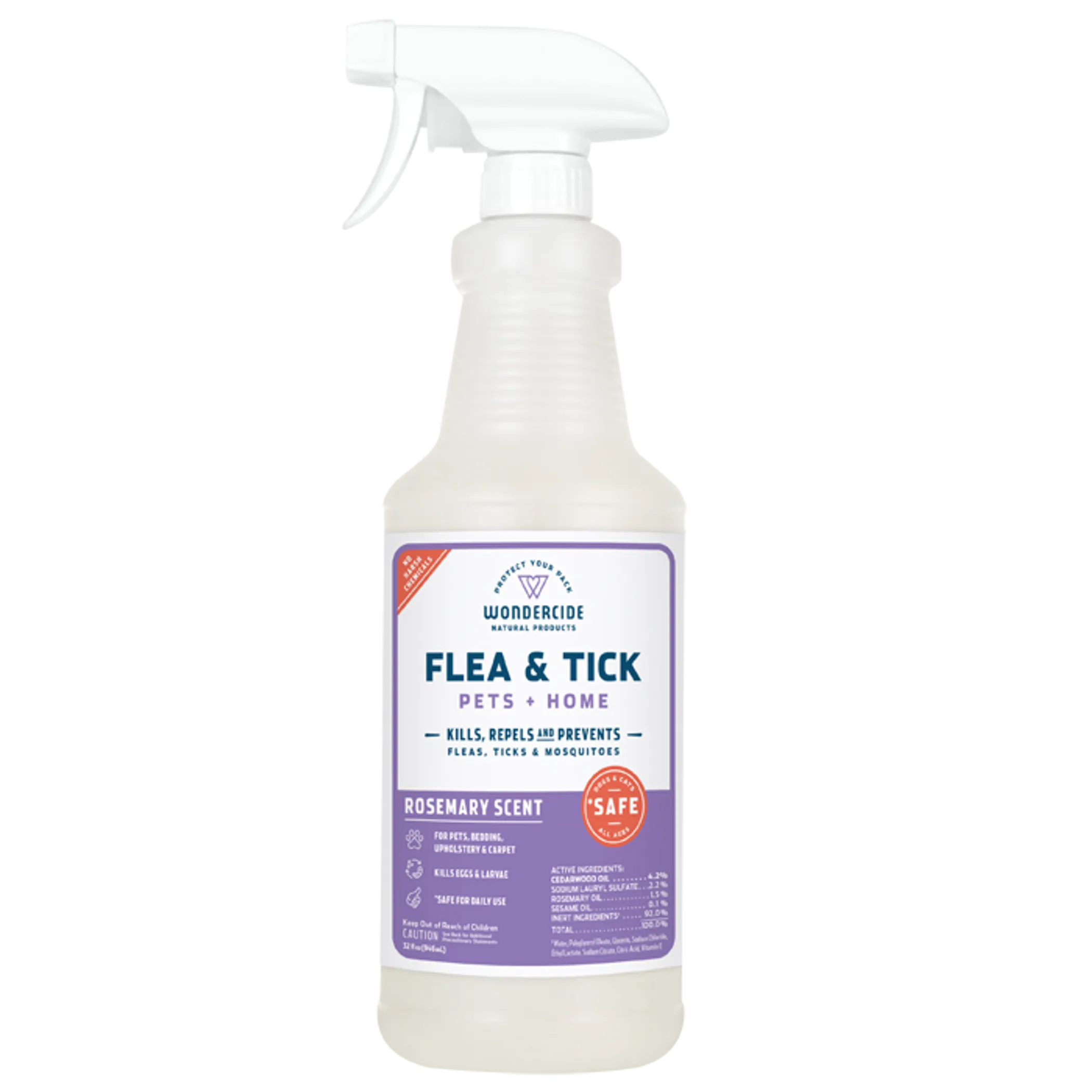 Wondercide - Flea, Tick & Mosquito Spray for Pets + Home -