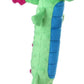 goDog Skinny Dragons w/Chew Guard Plush Dog Toy Green Large